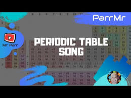 periodic table song you