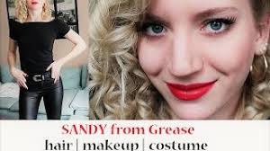 sandy from grease hair makeup
