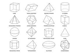 Geometric 3d line shapes. Geometry linear forms triangle, tetrahedron By YummyBuum | TheHungryJPEG