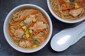 sopa de fideos chinos con pollo tía alia