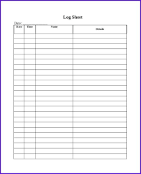 Food Journal Template Excel Log Sheet Free Word Documents Download