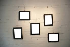 Blank Frame On Old Wall Stock Photo By