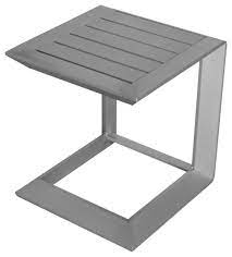 Leaf Side Table Aluminum Contemporary