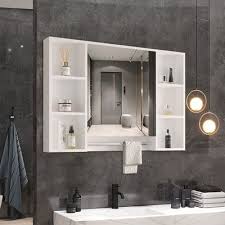 Bathroom Mirror Cabinet Medicine Shaver