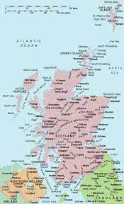 scotland map maps of scotland