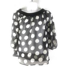 2 For 30 Forever 21 Blouse Size Small Polka Dot