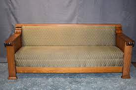 quarter sawn oak mission sleeper sofa