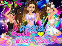 ariana grande world tour game