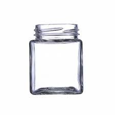 200ml Glass Beveled Edge Jars