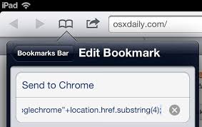 cur webpage to chrome from safari