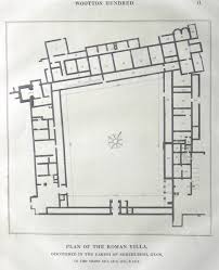 Plan Of The Roman Villa Discovered In