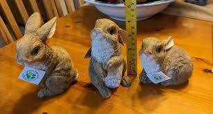 Bunny Den Rabbits Garden Animal Statues