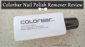 Colorbar Nail Polish Remover Review