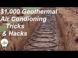 geothermal cooling tricks and hacks