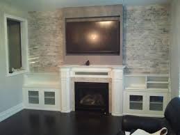 Tv Wall Unit Fire Place Mantel