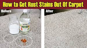 how to get rust stains and spots out of