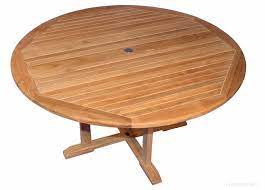teak circular garden table 59