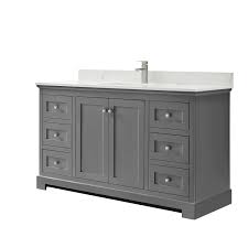 Before getting your personal set of 60 inch bathroom vanity single sink. Ryla 60 Single Bathroom Vanity Dark Gray Beautiful Bathroom Furniture For Every Home Wyndham Collection