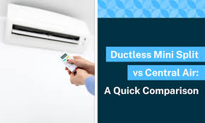 ductless mini split vs central air a