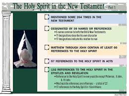 The Holy Spirit In The New Testament 1 New Testament