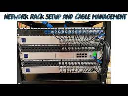 network rack setup and cable management