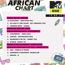 Sarkodie Stonebwoy Make Mtv Base African Chart Top 10