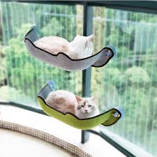 These blend in as simple decorations. Doglemi Cat Pet Window Bed Cat Window Perch Cat Hammock Window Seat Cat Bed For Cats Walmart Canada