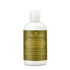 Sheamoisture Styling Milk Heat Protectant For Frizz Yucca Plantain Heat Protectant With Shea Butter 8 Oz Walmart Com