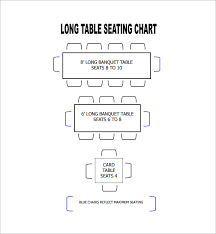Table Seating Chart Template 14 Free Sample Example