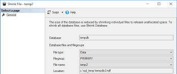 moving tempdb files in sql server