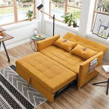 Loveseat Sofa Bed In Yellow Loveseat