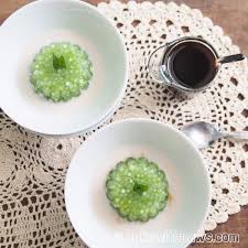 It's also reputed to be better for diabetics. Pandan Sago Gula Melaka Bake With Paws