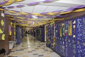 home coming hall decorations create a