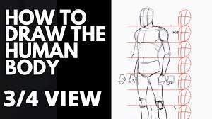 How to draw the human body step by step. How to draw a person tutorial