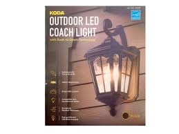 Koda Outdoor Led Coach Wall Light