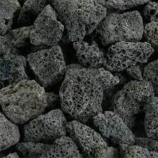 Fire Pit Essentials 10 Lbs Black Lava Rock 3 4 In