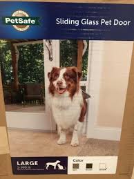 Petsafe Large Pet Door Sliding Glass White Patio Panel Lockable Flap Security