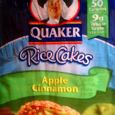 quaker rice cakes apple cinnamon