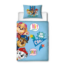 Paw Patrol Cot Bedding Set Two Sided