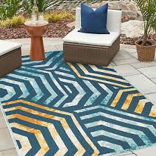 waimea geometric coastal rugs runner
