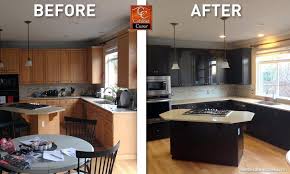 After refacing kitchen cabinets with laminate, it's easy to clean. 21 Kitchen Cabinet Refacing Ideas Options To Refinish Cabinets Diy Design Kitchen Cabinets Before And After Diy Kitchen Cabinets Refacing Kitchen Cabinets