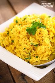 Or, soak a little saffron in some of your chicken broth, and then add it with the rest of the liquid. Super Easy Yellow Rice Recipe Favorite Family Recipes