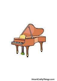 piano drawing how to draw a piano