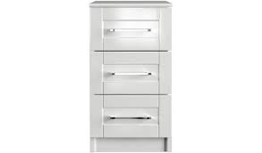 To ensure delivery is available for your address please check the fine print before you purchase for any delivery zone exclusions (if any). Buy One Call Colby Gloss 3 Drawer Bedside Table White Bedside Tables Argos