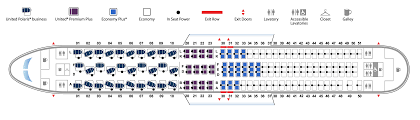 seat map boeing 767 300er united