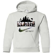 Choose in between 80 designs! Nike Fortnite Just Play It Youth Hoodie Shop Nike X Fortnite