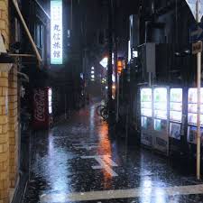 Definition of kaneki gif wallpaper: Semiconductorwave Rainy City City Rain City Aesthetic