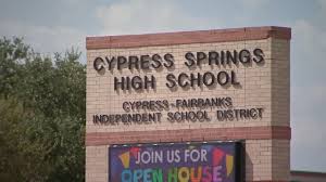 cypress springs hs lockdown video