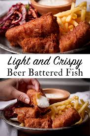 beer battered fried fish light and