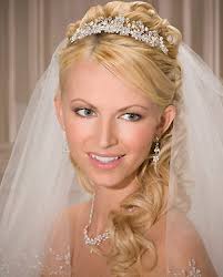 Check out these 25 gorgeous wedding hairstyles for long hair instead. Wedding Hairstyles Updos With Veil And Tiara